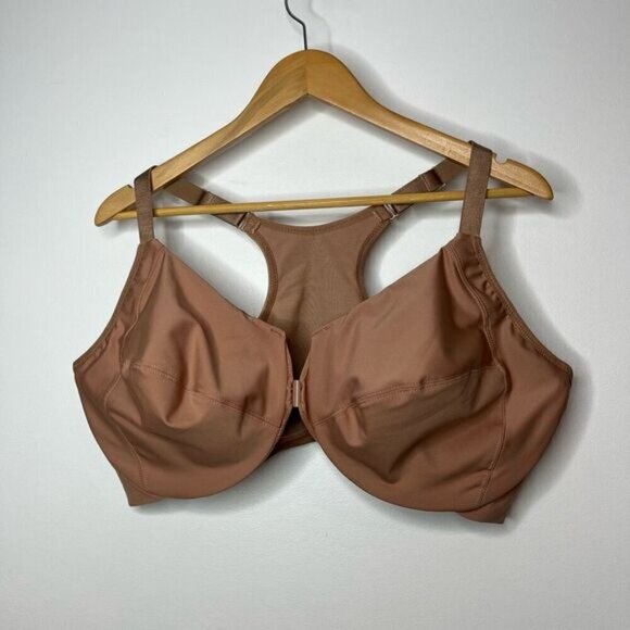 Glamorise Women's Front Closure Wonderwire Full Coverage Bra Size 48DD NWOT - Picture 3 of 8